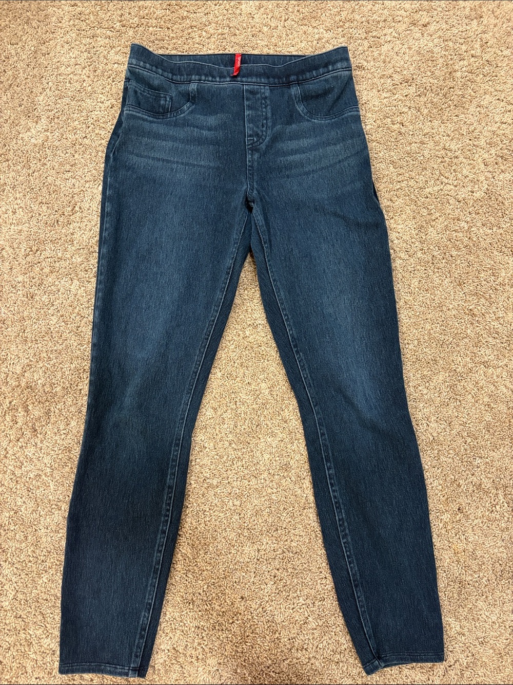 SPANX Dark Blue Women’s Jeggings — Stretch Denim-Look